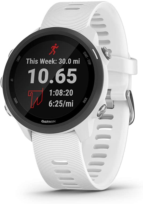 Garmin - Forerunner 245 GPS Multisport Smartwatch, White