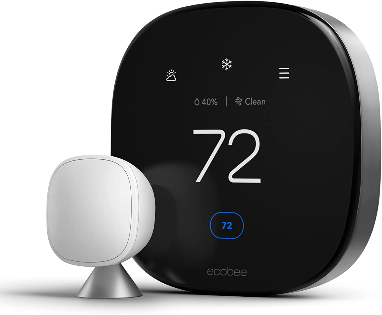 ecobee - Smart Thermostat Premium with Built in Air Quality Monitor and Smart Sensor, Siri and Alexa Compatible