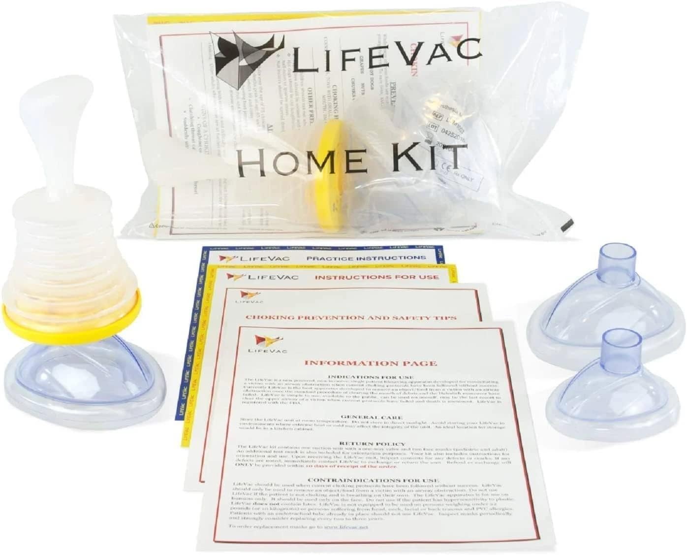 LifeVac - Portable Choking Rescue Device Home First Aid Kit for Adults and Children