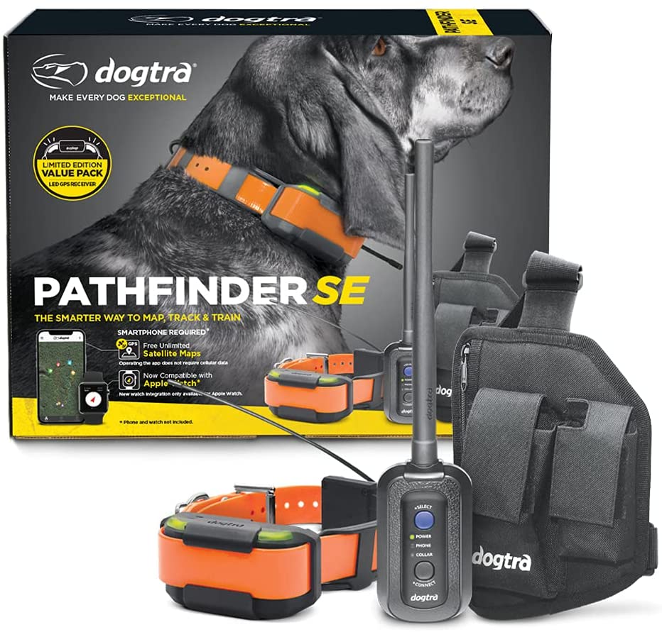 Dogtra - Pathfinder Series GPS Waterproof Tracking & Training E-Collar 21-Dog Expandable 9-Mile System