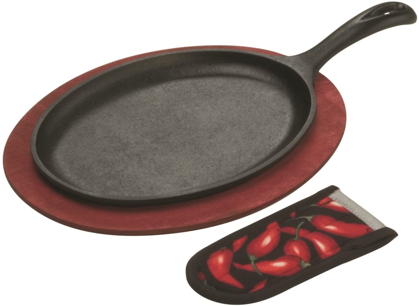 Lodge Cast Iron Wanderlust 10.5 inch Mountain Griddle, Black