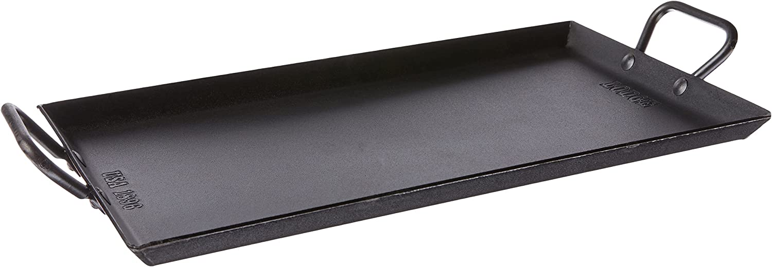 Lodge - 18 x 10 Inch Seasoned Carbon Steel Griddle