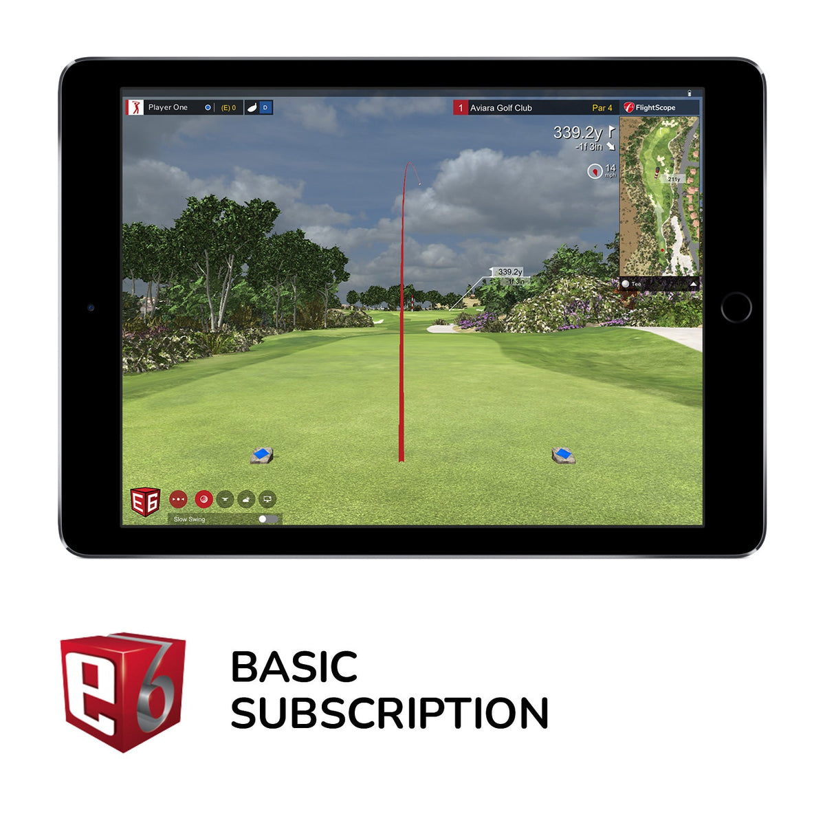 FlightScope - TruGolf E6 Connect - Annual Basic Subscription Plan
