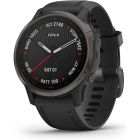 Garmin - Fenix 6S, Sapphire, Carbon Gray/Black