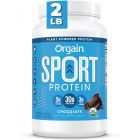 Orgain - Organic Sport Vegan, Gluten Free, Dairy Free Protein Powder - Chocolate (2.01 LB)