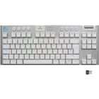 Logitech - G915 TKL Tenkeyless LIGHTSPEED Wireless RGB Mechanical Gaming Keyboard (White) - Tactile Switch