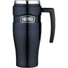 Thermos - Stainless Stainless King 16oz Travel Mug with Handle, Midnight Blue