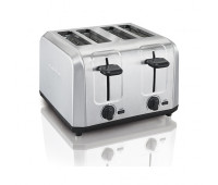 Hamilton Beach - Brushed Stainless Steel 4-Slice Toaster w/ Extra Wide Slots