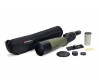 Celestron Ultima 100 Straight Spotting Scope – Multi-Coated Optics for Bird Watching, Wildlife, Scenery and Hunting – Waterproof and Fogproof – Includes Soft Carrying Case