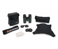 Celestron TrailSeeker 8x32 Binoculars – Fully Multi-Coated Optics – Binoculars for Adults – Phase and Dielectric Coated BaK-4 Prisms – Waterproof & Fogproof – Rubber Armored – 6.5 Feet Close Focus