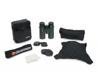 Celestron TrailSeeker 8x42 Binoculars – Fully Multi-Coated Optics – Binoculars for Adults – Phase and Dielectric Coated BaK-4 Prisms – Waterproof & Fogproof – Rubber Armored – 6.5 Feet Close Focus