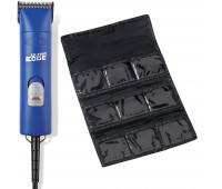Andis Pro-Animal Bundle With Andis UltraEdge Super 2-Speed Detachable Blade Clipper, Professional Animal/Dog Grooming, AGC2 - Blue + Blade Carrying Bag
