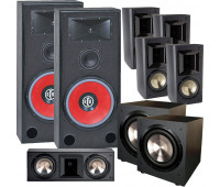 BIC America RTR-EV15 7.2 Home Theater System with FH6-LCR + 4 FH-65B + 2 F-12