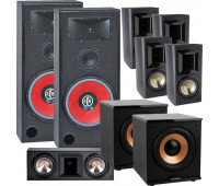 BIC America RTR-EV15 7.2 Home Theater System with FH6-LCR + 4 FH-65B + 2 H-100