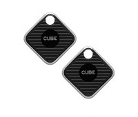 Cube Pro Waterproof Smart Bluetooth Tracking Device with Replaceable Battery - 2 pack