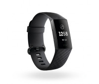 Fitbit - Charge 3 Fitness Tracker Graphite/Black