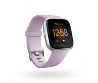 Fitbit - Versa Lite Smartwatch Lilac/Silver Aluminum