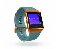 Fitbit - Ionic Smartwatch Slate Blue/Burnt Orange
