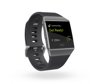Fitbit - Ionic Smartwatch Charcoal/Smoke Gray