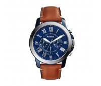 Fossil Men's Grant Chronograph Light Brown Leather Watch