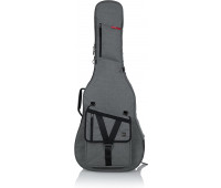 Gator Cases Transit Series Acoustic Guitar Gig Bag with Light Grey Exterior