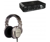 Shure + Mackie Producer Bundle - SRH940 Professional Reference Headphones  + Onyx Producer 2•2