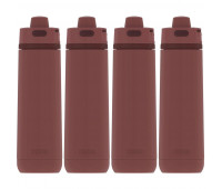 4 Thermos Guardian 24oz Stainless Steel Hydration Bottle Burgundy