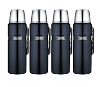 4 Thermos Stainless King 68oz Insulated Bottle, Midnight Blue