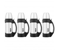 Thermos The Rock Vacuum Insulated 1ltr, Stainless Steel - 4 Pack