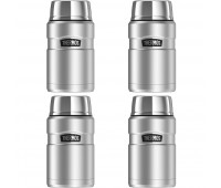 Thermos Stainless King 24oz Food Jar, Stainless Steel - 4 Pack