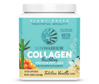 Sunwarrior - Collagen Tahitian - Vegan Collagen Building Protein Peptides with Hyaluronic Acid & Biotin - Vanilla