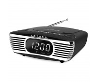 Retro Bedside Alarm Clock with CD