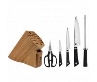 Shun Cutlery Sora 6 Pc Basic Knife Block Set