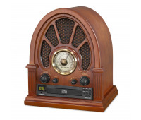 Vintage Wood CD Bluetooth Table Radio