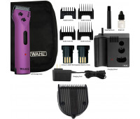 Wahl Professional Animal Arco Pet, Dog, Cat, and Horse Cordless Clipper Kit - Purple + Wahl Professional Animal 5-in-1 Diamond Blade