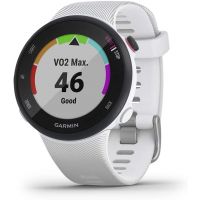 Garmin - Forerunner 45s GPS Running Watch, White