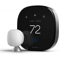 ecobee - Smart Thermostat Premium with Built in Air Quality Monitor and Smart Sensor, Siri and Alexa Compatible