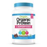Orgain - Organic Vegan, Gluten Free Plant Based Protein & Superfoods Powder - Creamy Chocolate Fudge (2.02 LB)