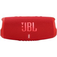 JBL - Charge 5 Portable Waterproof Bluetooth Speaker, Built-In Powerbank, Red