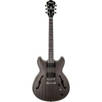 Ibanez - AS53T, 6 String String Solid-Body Electric Guitar, Right, Transparent Black Flat