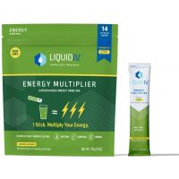 Liquid I.V. Energy Multiplier Matcha (Lemon Ginger, 14 Count)