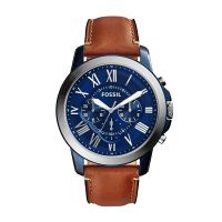 Fossil Men's Grant Chronograph Light Brown Leather Watch