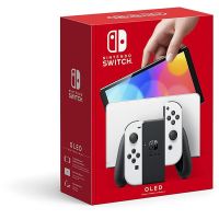 Nintendo -  Switch (OLED model) w/ White Joy-Con
