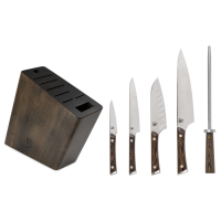Shun Cutlery Kanso 6 Pc Knife Block Set